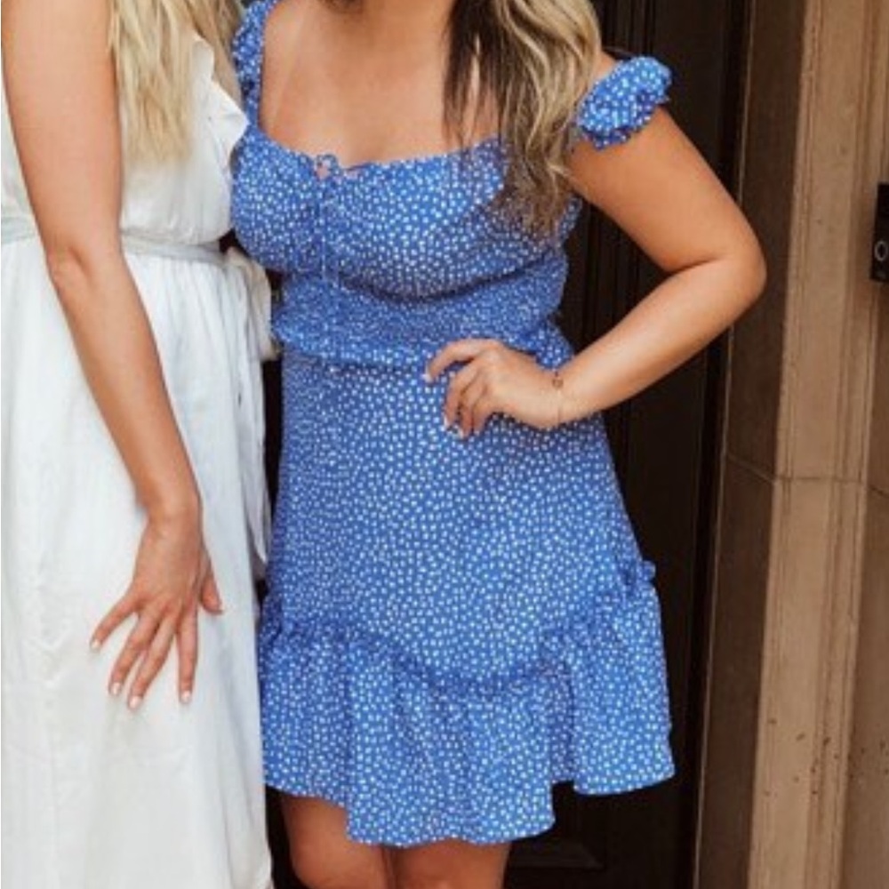 Smocked Dress Ruffle